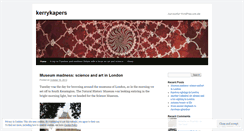 Desktop Screenshot of kerrykapers.wordpress.com