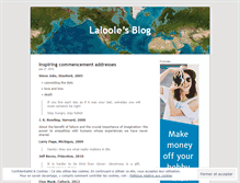 Tablet Screenshot of laloole.wordpress.com