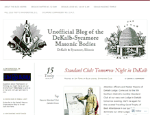 Tablet Screenshot of dekalbmasons.wordpress.com