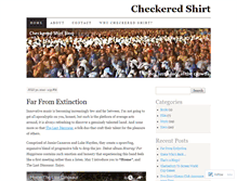 Tablet Screenshot of checkeredshirt.wordpress.com