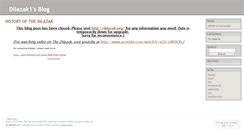 Desktop Screenshot of dilazak.wordpress.com