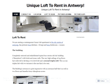 Tablet Screenshot of loftsantwerpen.wordpress.com