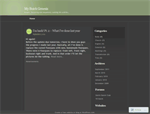 Tablet Screenshot of buickgenesis.wordpress.com