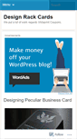 Mobile Screenshot of designrackcards.wordpress.com