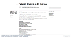 Desktop Screenshot of premioqdc.wordpress.com