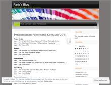 Tablet Screenshot of farisfar.wordpress.com