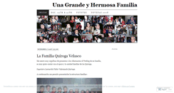 Desktop Screenshot of familiaquiroga.wordpress.com