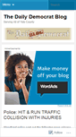 Mobile Screenshot of dailydemocrat.wordpress.com