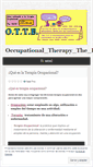 Mobile Screenshot of occupationaltherapythebest.wordpress.com