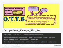 Tablet Screenshot of occupationaltherapythebest.wordpress.com