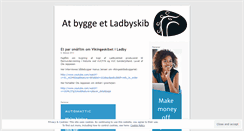 Desktop Screenshot of ladbyskibet.wordpress.com