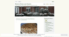 Desktop Screenshot of mostlyfoodandcrafts.wordpress.com