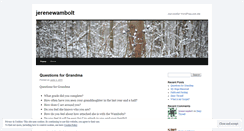 Desktop Screenshot of jerenewambolt.wordpress.com