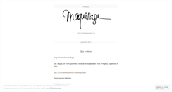 Desktop Screenshot of monmaquillage.wordpress.com