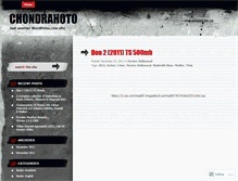 Tablet Screenshot of chondrahoto.wordpress.com