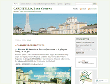 Tablet Screenshot of carditello.wordpress.com