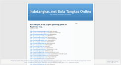 Desktop Screenshot of indotangkas.wordpress.com