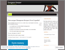 Tablet Screenshot of dungeonkeeper.wordpress.com