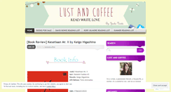 Desktop Screenshot of lustandcoffee.wordpress.com