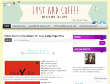 Tablet Screenshot of lustandcoffee.wordpress.com