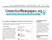 Tablet Screenshot of connecticutnewspapers.wordpress.com