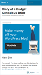 Mobile Screenshot of budgetconsciousbride.wordpress.com