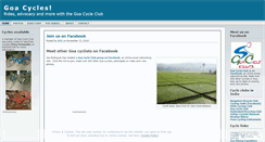 Desktop Screenshot of goacycles.wordpress.com