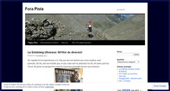 Desktop Screenshot of forapista.wordpress.com