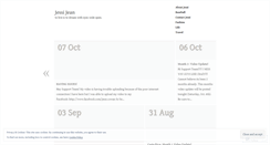 Desktop Screenshot of jessijean.wordpress.com