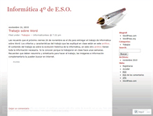 Tablet Screenshot of informatica4eso.wordpress.com