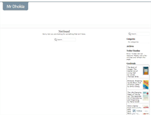 Tablet Screenshot of dhokia.wordpress.com