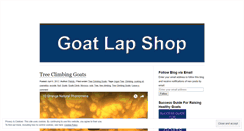 Desktop Screenshot of goatlapshop.wordpress.com