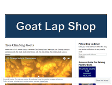 Tablet Screenshot of goatlapshop.wordpress.com