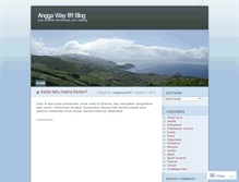 Tablet Screenshot of anggaway89.wordpress.com
