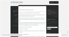 Desktop Screenshot of ebenezerproject.wordpress.com