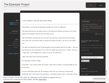 Tablet Screenshot of ebenezerproject.wordpress.com