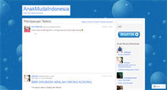 Desktop Screenshot of anakmudaindonesia.wordpress.com