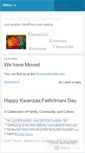 Mobile Screenshot of kwanzaaguide.wordpress.com