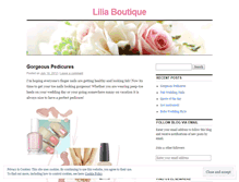 Tablet Screenshot of liliaboutique.wordpress.com