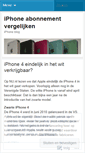 Mobile Screenshot of iphoneabonnementvergelijken.wordpress.com