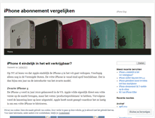 Tablet Screenshot of iphoneabonnementvergelijken.wordpress.com