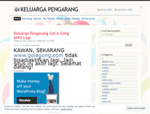 Tablet Screenshot of keluargapengarang.wordpress.com