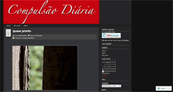 Desktop Screenshot of compulsaodiaria.wordpress.com