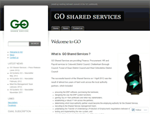 Tablet Screenshot of gosharedservices.wordpress.com