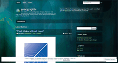 Desktop Screenshot of gonegraphic.wordpress.com