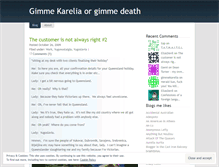 Tablet Screenshot of gimmekarelia.wordpress.com