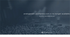 Desktop Screenshot of anekajensen.wordpress.com