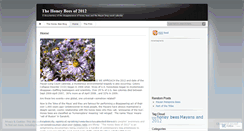 Desktop Screenshot of honeybees2012.wordpress.com