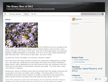 Tablet Screenshot of honeybees2012.wordpress.com