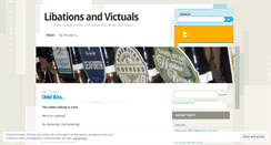 Desktop Screenshot of libationsandvictuals.wordpress.com
